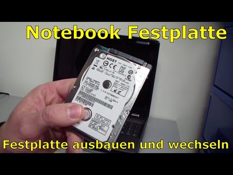 Notebook Festplatte ausbauen und wechseln