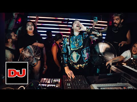 Reinier Zonneveld Live Hard Techno Set At DJ Mag HQ