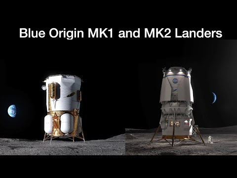 Blue Origin Blue Moon Landers: New Details about MK1 & MK2 Vehicles With a Demo Mission in late 2025