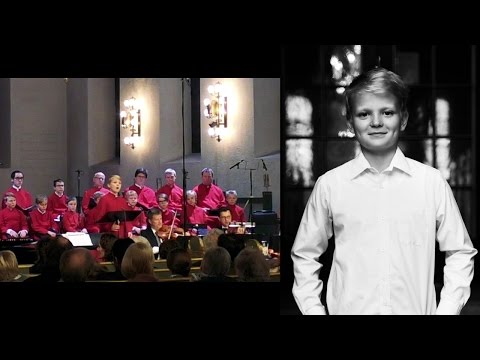 So shall the lute and harp awake (Handel) | boy soprano Aksel Rykkvin (13y) | Oslo Cathedral