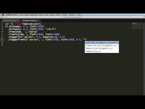 GSAP snippets Tutorial