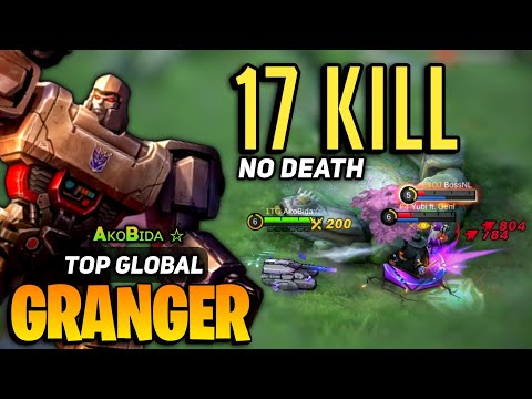 GRANGER PERFECT GAMEPLAY! 100% Immortal [ Top Global Granger Best Build ] AᴋᴏBɪᴅᴀ ☆- Mobile Legends