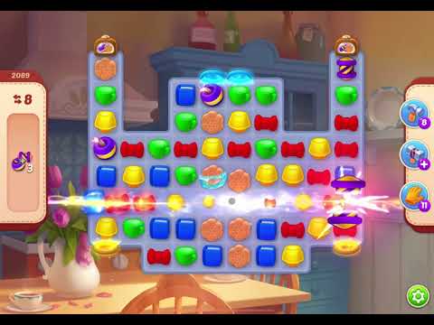 HomeScapes Level 2089 no boosters (16 moves)