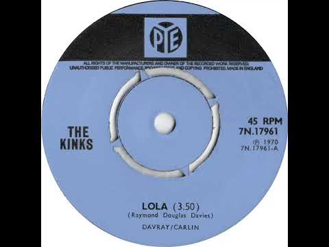 UK New Entry 1970 (123) The Kinks - Lola
