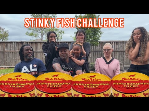 Stinky Fish Challenge with Cole Family and Friends!