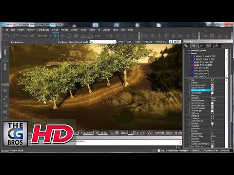 CGI 3D Game Tutorial : "Painting Vegetation in CryEngine 3" - by 3dmotive