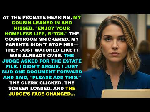 In The Courtroom My Cousin Yelled “Enjoy Being Homeless, B*tch” — Until The Judge Opened One File...