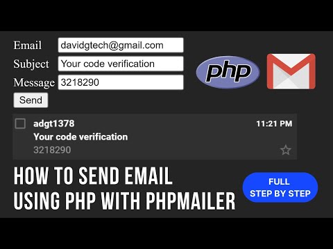 How To Send Email Using PHP With PHP Mailer | PHP Send Email | Full Step By Step