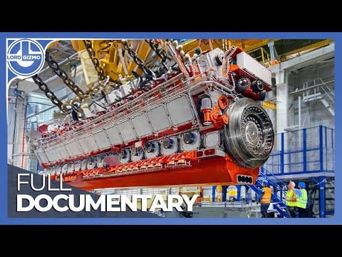 Mega Diesel Engine - How A 13,600 HP Engine Was Built | Full Documentary