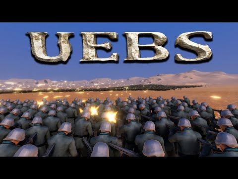 Ultimate Epic Battle Simulator 2 - 1000 German Machine Gun VS 30000 Zombies - UEBS2