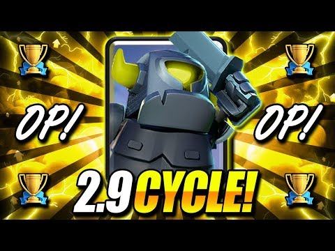 INSANE!! 2.9 ELIXIR HYPER FAST CYCLE DECK DESTROYS META!! - Clash Royale
