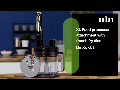 MultiQuick 9 | How to use the XL Food processor with French fry disc