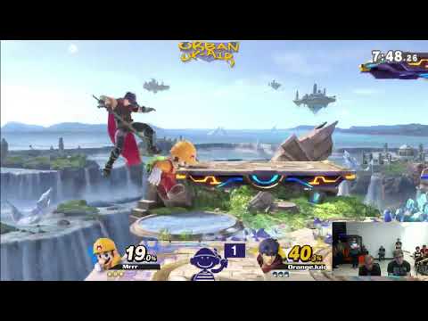 Urban Up-Air #8 - MRRRRRRR (Mario) vs Orange Juice (Ike)