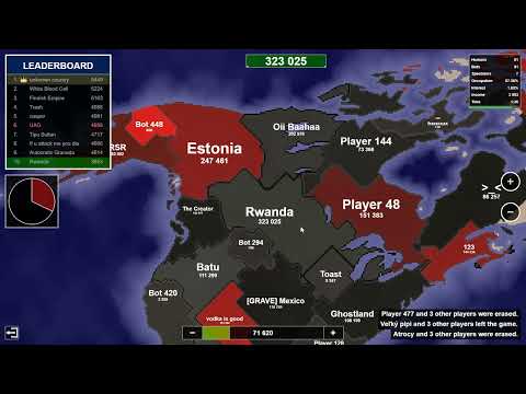 World Map Winning Strategy! Territory Games io - Territorial IO
