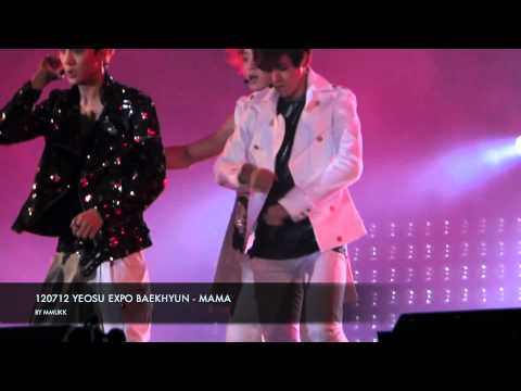 120712 Yeosu Pop Festival EXO-K MAMA (Baekhyun focus)