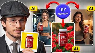 I Made a Viral TikTok Ad Using Only AI (Topview + Sora 2)