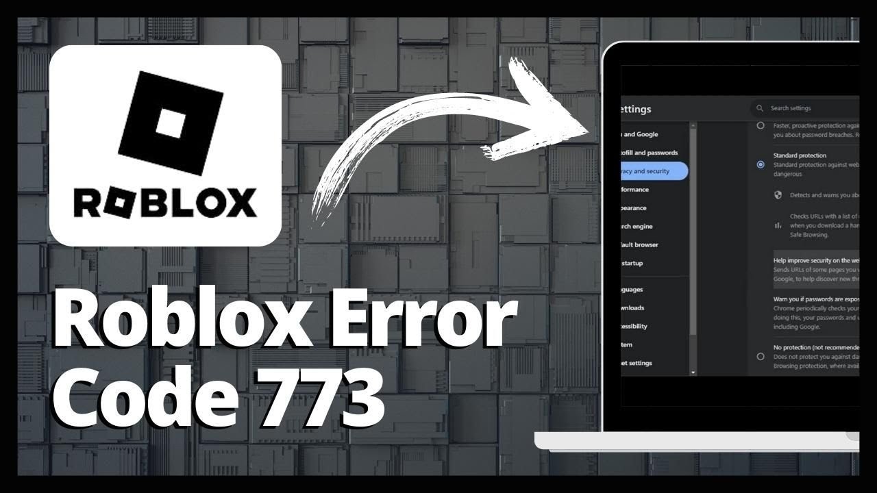 ROBLOX ERROR CODE 773 FIX - Quick and Easy Tutorial