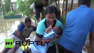 Sri Lanka: Rescue efforts underway to evacuate flood victims