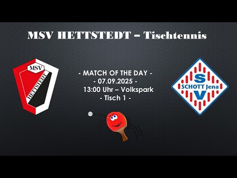Tisch 1 | Regionalliga Süd | MSV Hettstedt - SV SCHOTT Jena