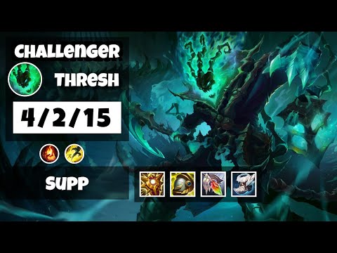 Thresh Support 11.11 Challenger Gameplay Replay - S11 (4/2/15) - NA