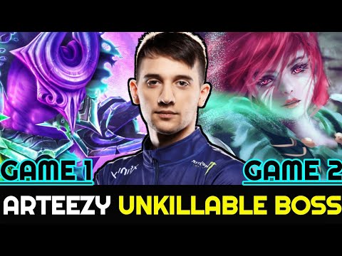 ARTEEZY Faceless Void & Windranger - Fast Game Unkillable Raid Boss 7.27 Dota 2