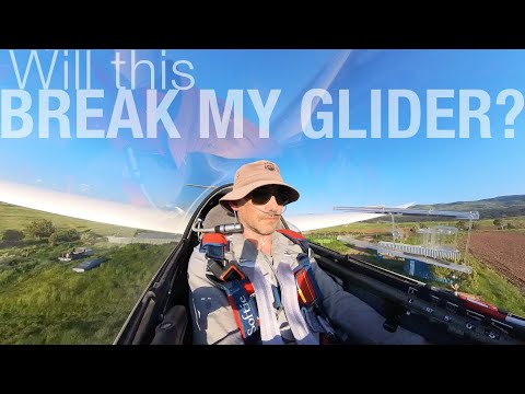 Scary final glide: Will I clear the ridge? #FullGliderFlight
