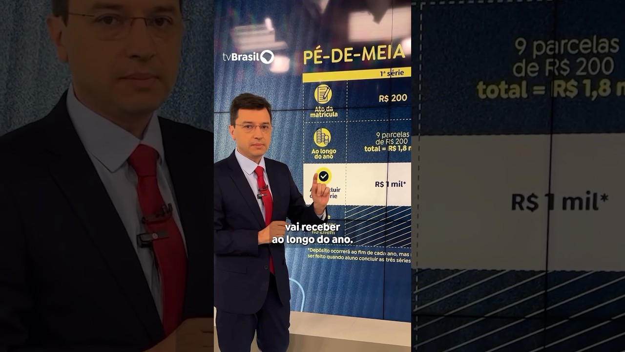 Saiu o calendário do Programa “Pé-de-Meia”. Os pagamentos começam no dia 26 de março #RepórterBrasil