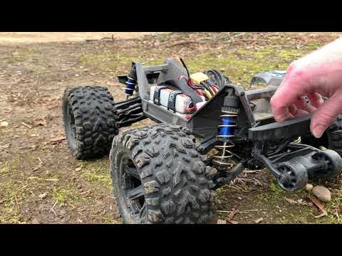 Gpm gold springs on Traxxas Maxx test