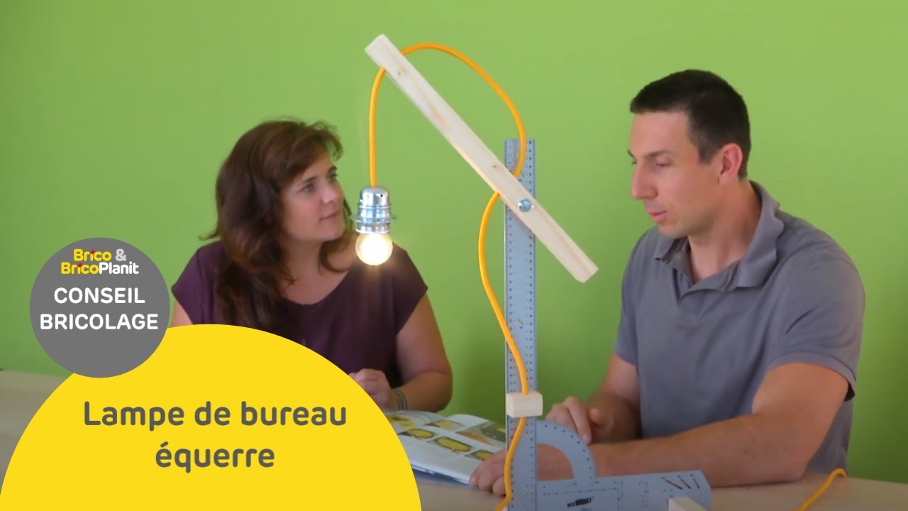 Conseil-bricolage: Fabriquez votre propre lampe de bureau