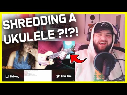 TheDooo SHREDDING !!! Playing Guitar on Omegle Ep. 9 - Ukulele Metal *Reaction*