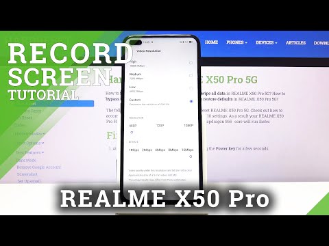 How to Record Screen of Realme X50 Pro - Enable Screen Recording Option