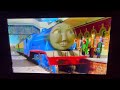 THOMAS FRIENDS GORDON TAKES CHARGE GORDON GOES INTO A SIDING CRASHES INTO A BIG PILE OF SNOW