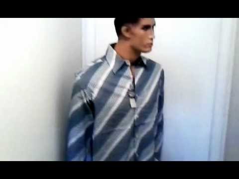 Ron Chereskin Blue Long Sleeve Seersucker Crinkle | Variety Shelf