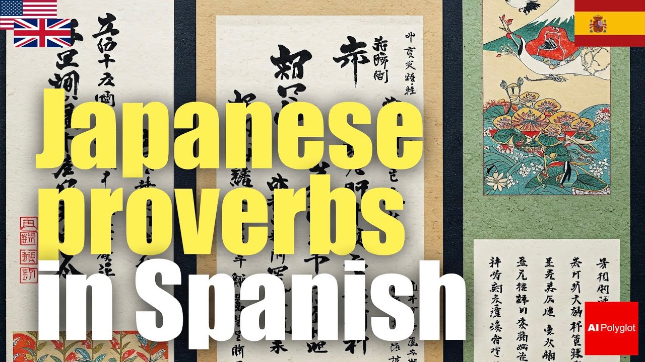 Japanese proverbs in Spanish | Passive listening | L2Language | with hiragana episode artwork