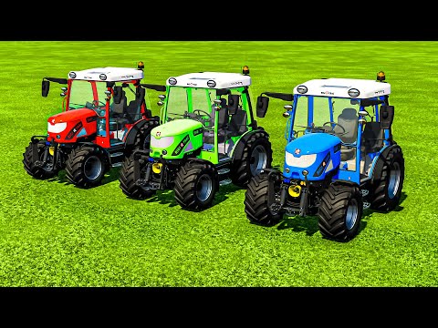 TRANSPORTING SMALL RIGITRAC TRACTORS WITH DAF TRUCKS - Farming Simulator 22