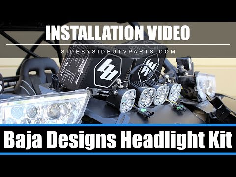 Side by Side - Installation Video - Baja Designs Headlight Kit Installation Kit