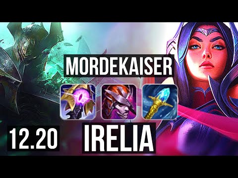 MORDE vs IRELIA (TOP) | 8 solo kills, 400+ games | KR Master | 12.20