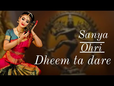 Dheem Ta dare | Bharatnatyam |Classical Dance cover | Sanya Ohri | Beginner's choreography