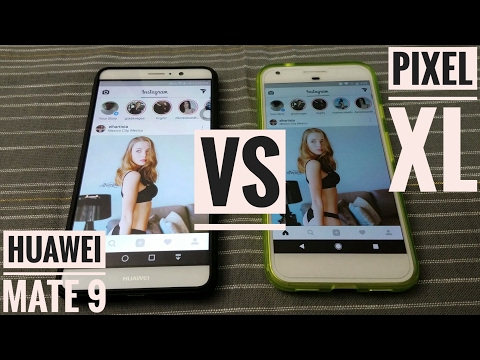Huawei Mate 9 vs Google Pixel XL Speed and Multitasking Performance Test (4K)