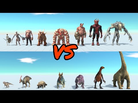 Infernals Vs Herbivore Dinosaurs ARBS | Animal Revolt Battle Simulator