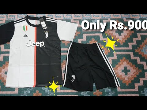 Unboxing my new GOLDEN FASHION Juventus HomeKIT Football Jersey 2019-20 kid Jersey || #N09cool