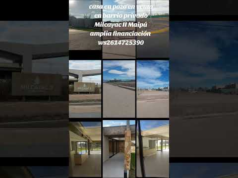 TENE TU CASA HOY POR USD 40.000 !!!BARRIO PRIVADO MILCAYAC II MAIPU MENDOZA