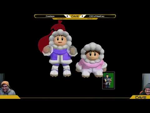 Frostbyte (Ice Climbers) VS. CEO of Madcatz (Marth) Losers Quarters - The Cave Melee Singles