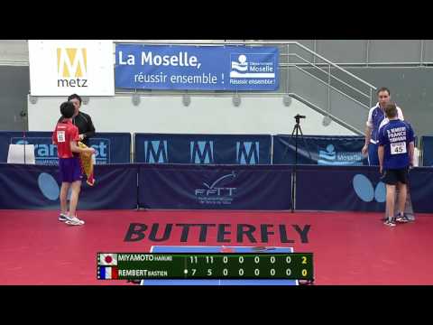 2017 ITTF French Junior & Cadet Open - Junior single - Final - Bastien Rembert vs Haruki Miyamoto