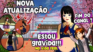 O Sakura School ATUALIZOU😍EU ESTOU GRÁVIDA!😱 Fim do canal ? Sakura School simulator