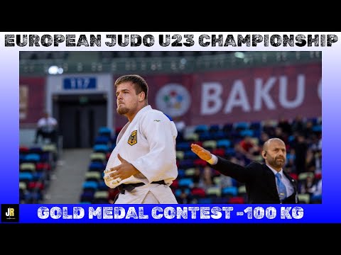 Fares MEKHOUKH VS George UDSILAURI European Judo Championships U23 | Gold medal contest -100 kg