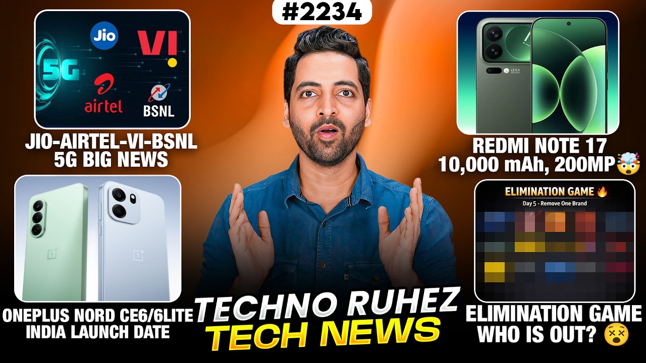 Jio-Airtel-Vi 5G,Redmi Note 17 Max 10,000 Mah🤯,OnePlus Nord CE6 India,D9600 Pro😍,S27 Ultra UFS 5.0