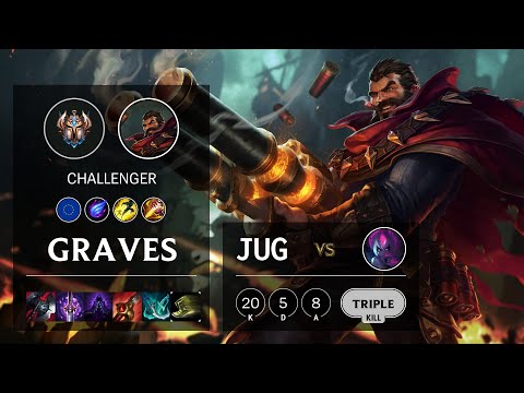 Graves Jungle vs Evelynn - EUW Challenger Patch 10.15
