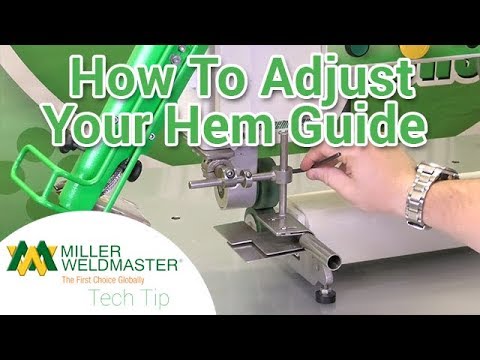 T-SERIES I How to Adjust your Hem Guide