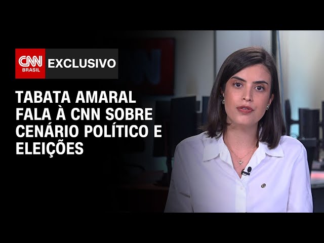 Tabata Amaral fala à CNN sobre cenário político e eleições | BASTIDORES CNN